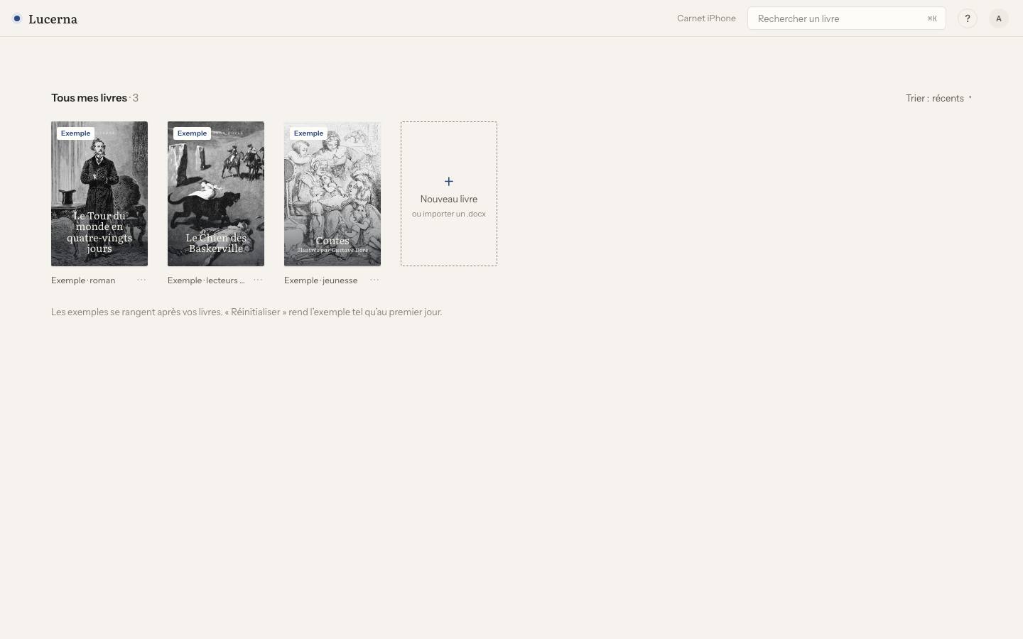 Capture : Comment retrouver mes livres dans la bibliothèque ?, sur un livre d’exemple