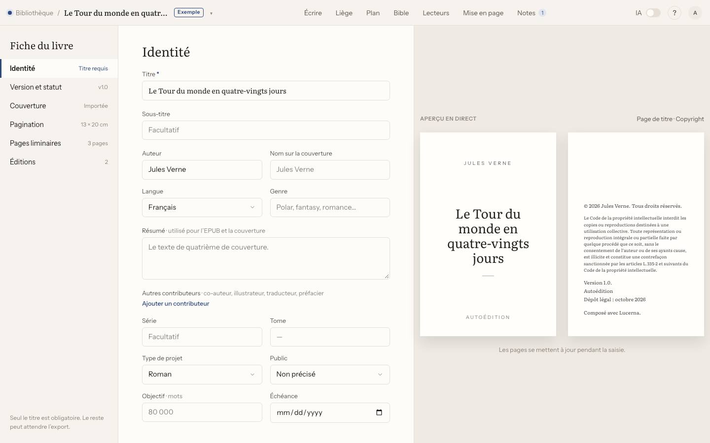 Capture : Comment écrire en français de Belgique, de Suisse ou du Québec ?, sur un livre d’exemple